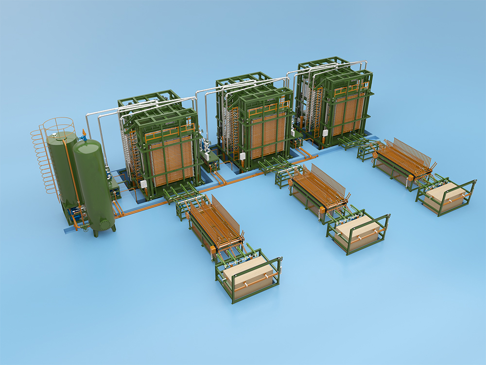 30 layers hot press plywood hot press一拖三（26）